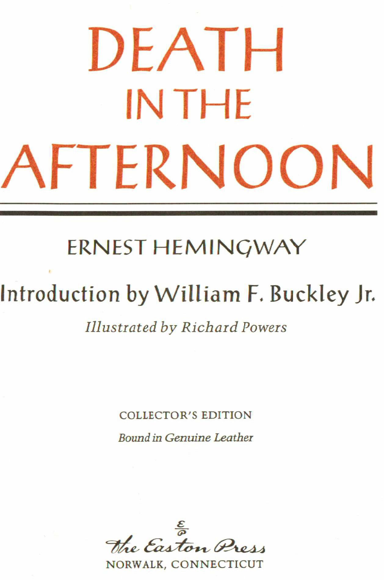 18+ Ernest Hemingway Death In The Afternoon Pictures