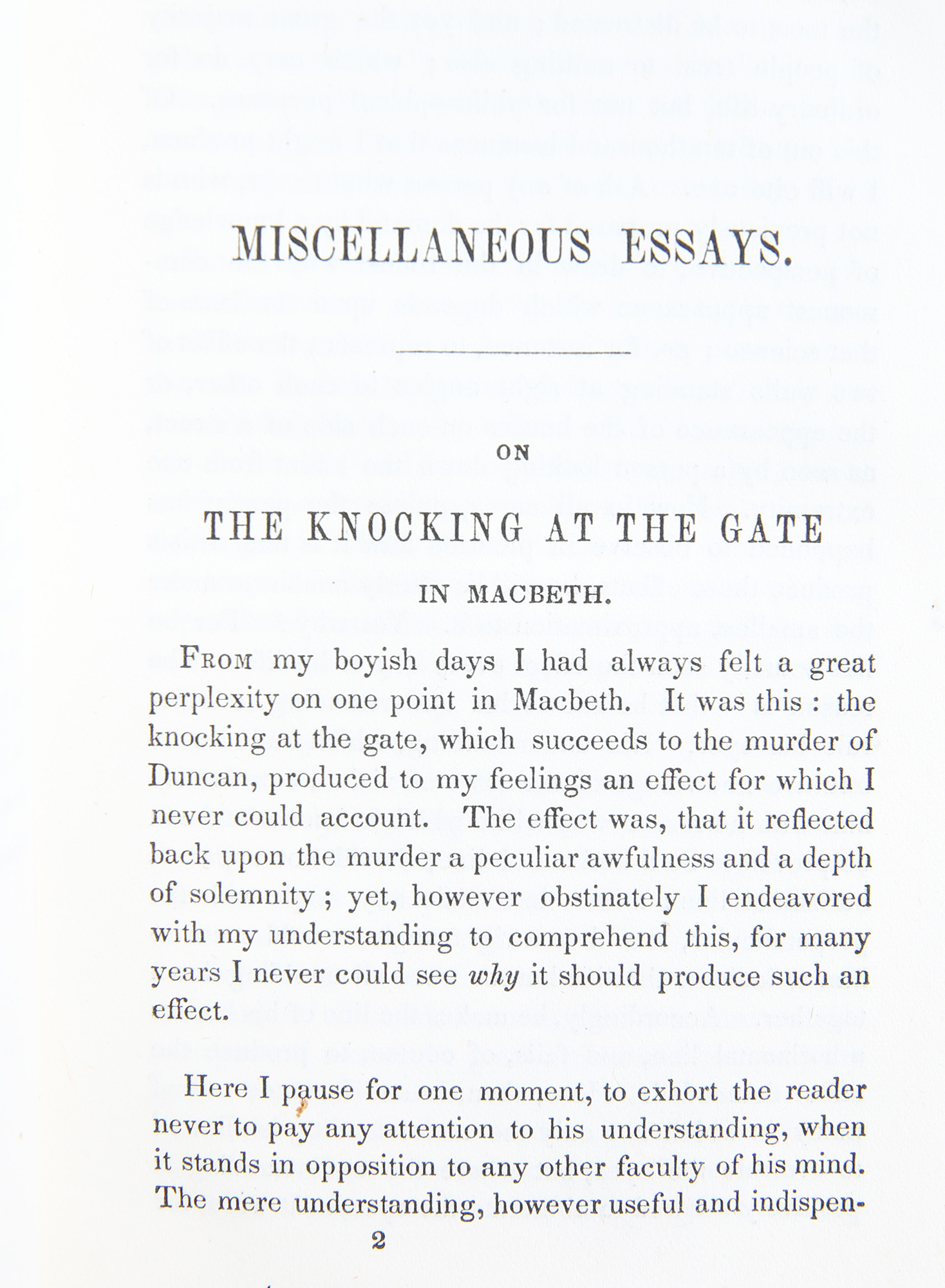 Thomas de quincey poems image